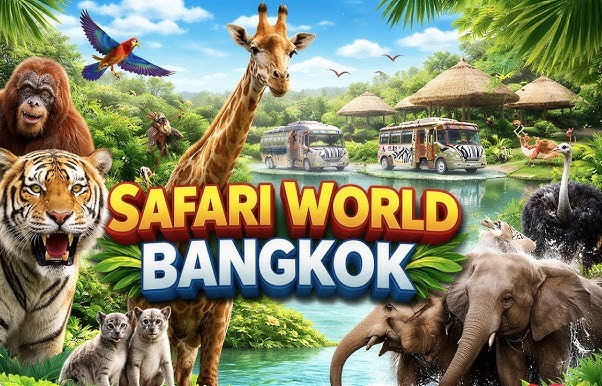 Safari Drive-through at Safari World Bangkok